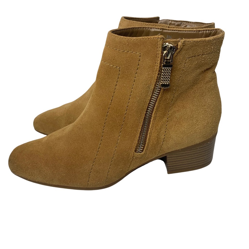 ALEX MARIE Leather Ladies Zip Ankle Booties Sz 8